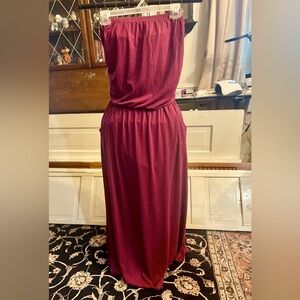 Strapless Maxi Dress